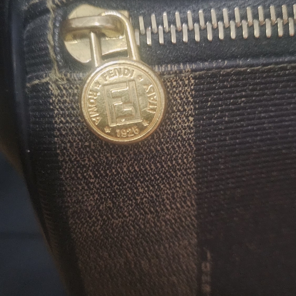 EUC Fendi "Pequin" Striped Mini Backpack - Picture 8 of 12